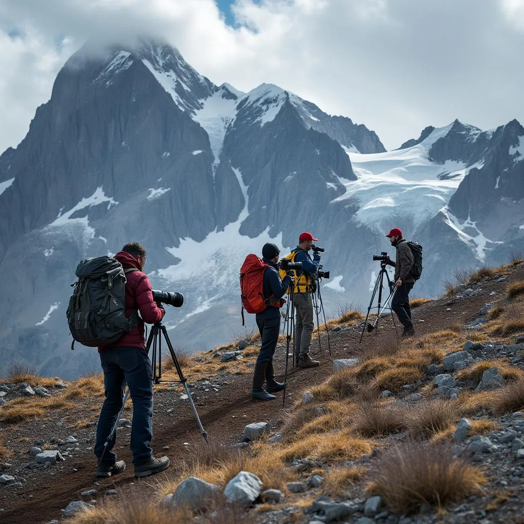 Producción documental en montañas